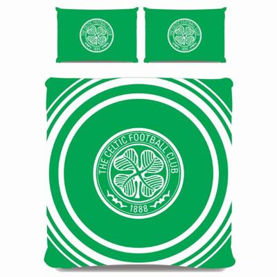 Celtic dekbedovertrek logo Tweepersoons 200 x 200 cm groen
