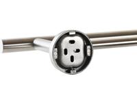 Handdoekrek met stang DKD Home Decor 70 x 13,5 x 5,3 cm Zilverkleurig Roestvrij staal - thumbnail