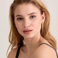 Dames oorbellen Ania Haie E026-06G Sterling zilver 1 cm - thumbnail