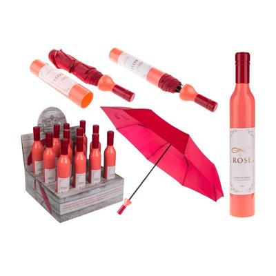 Wijnfles Paraplu - Rosé