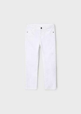 Mayoral Zomer broek slim fit jongens - wit