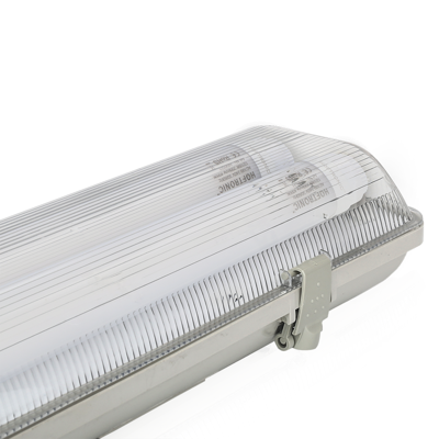LED TL armatuur 120cm dubbel - T8 (G13) - 36 Watt 6300 lumen (175lm/W) - 4000K neutraal wit (840) - Flikkervrij - IP65 waterdicht - LED TL Lamp