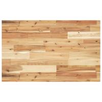 Wastafelblad met olieafwerking 120x50x4 cm massief acaciahout - thumbnail