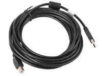 Lanberg CA-USBA-11CC-0050-BK USB-kabel 5 m USB 2.0 USB B Zwart - thumbnail