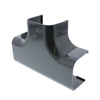 CANALIT T-stuk 90x65mm antraciet grijs RAL7016 - thumbnail