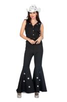 Festival Western Outfit Dames Zwart - thumbnail