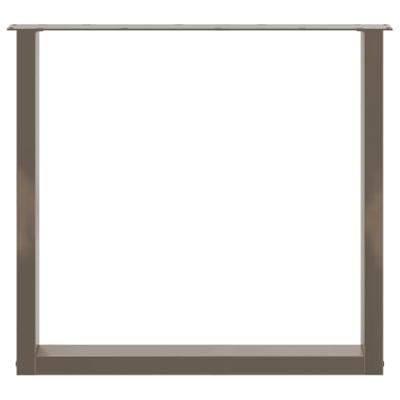 Salontafelpoten 3 st U-vormig 80x(72-73) cm staal naturel Salontafelpoten 3 st U-vormig 80x(72-73) cm staal naturel