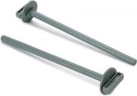 Vogel zitstok met houder grijs set van 2 - thumbnail