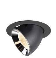 SLV InbouwspotNuminos Gimble XL zwart/chroom 2700K - 20gr - 1009866 - thumbnail
