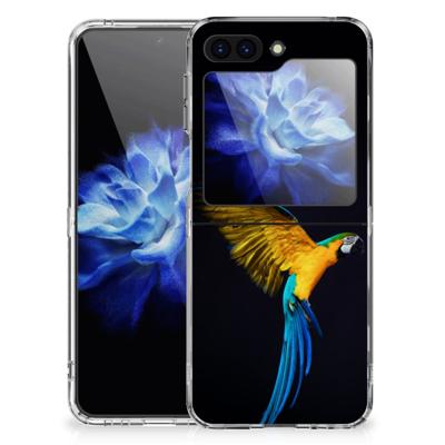 Samsung Galaxy Z Flip 5 | TPU Hoesje | Papegaai