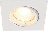 Nordlux LED inbouwspot Carina vierkant wit GU10 5W 3-pack dimbaar 2700K - 4801290 - thumbnail