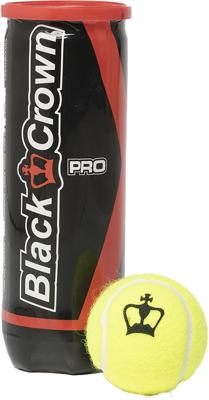 BLACK CROWN PRO PADEL BALLS TUBE OF 3