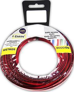 Luidsprekersnoer 2 x 1.5qmm rood/zwart 10m - 1242024