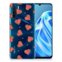 OPPO A91 | TPU bumper | Hearts - thumbnail