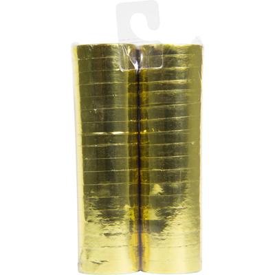 Serpentine metallic goud - 2 rollen