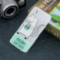 Unicorn patroon transparant TPU beschermhoes voor Galaxy S10 Lite - thumbnail