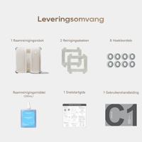 DREAME C1 - Robot voor het reinigen van ramen - Betrouwbare bescherming en veiligheid - CornerClean-technologie - Grondige natte reiniging - thumbnail