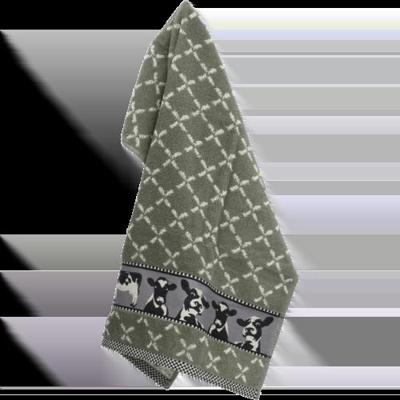 Bunzlau Castle Bunzlau Castle Cows keukendoek 53x60 Dark Green