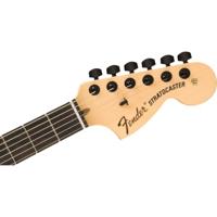 Fender Jim Root Stratocaster Flat Black EB elektrische gitaar met Deluxe Black Tweed koffer - thumbnail