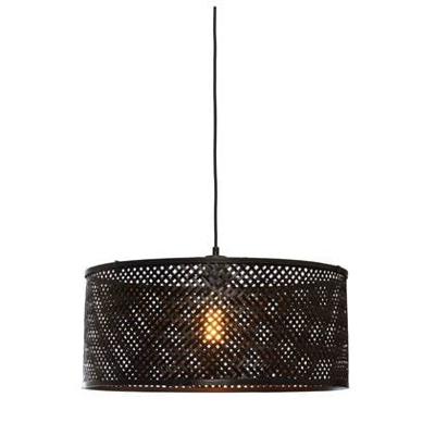GOOD&MOJO Hanglamp 'Java' Bamboe, 50cm, kleur Zwart