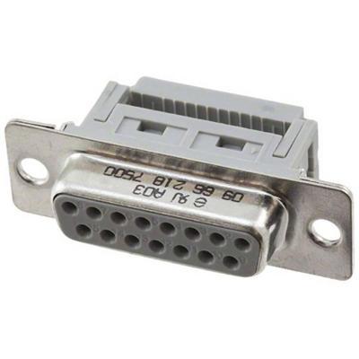HARTING 09662187500 D-sub female connector 180 ° Aantal polen: 15 Snijklem 1 stuk(s)