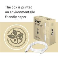 club3D CAC-1514 USB-C-displaykabel USB-C / HDMI Adapterkabel USB-C stekker, HDMI-A-stekker 1.80 m Wit - thumbnail