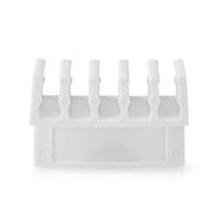Kabelmanagement | Kabelclip | Click & Go | 2 Stuks | Maximale kabeldikte: 5 mm | Polypropylene | Wit - thumbnail