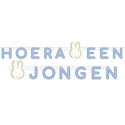 Letterslinger Nijntje &apos;Hoera Een Jongen&apos; (3m)