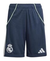 Real Madrid Uit Broekje Junior 2025/2026 - Maat 152 - Kleur: Donkerblauw | Soccerfanshop - thumbnail