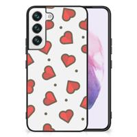 Samsung Galaxy S22 Back Case Hearts - thumbnail
