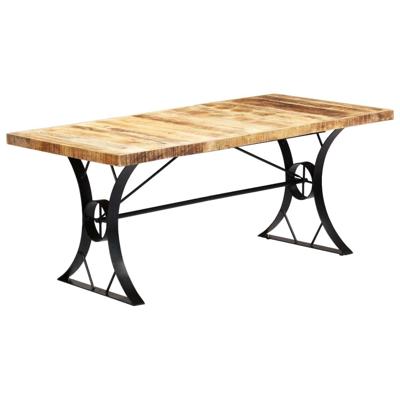Eettafel 180x90x76 cm massief mangohout