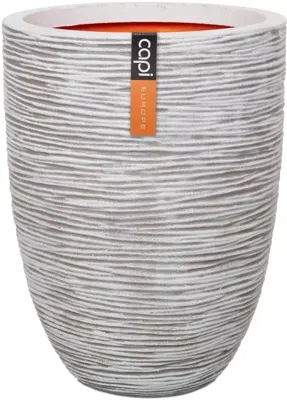 Capi Vaas elegant laag Rib NL 46x58 - Ivoor