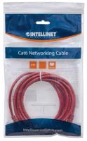Intellinet 342148 RJ45 Netwerkkabel, patchkabel CAT 6 U/UTP 1.00 m Rood 1 stuk(s) - thumbnail