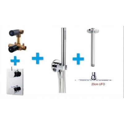 Wiesbaden one-pack inbouwthermostaatset type 120