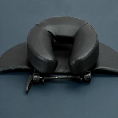 Verstelbare hoofdsteun gezicht kussen familie massage schoonheid wieg rest pad voor Bureau (zwarte kleur)