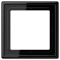 Jung LS981SW Afdekking Frame 1-voudig Zwart 1 stuk(s) - thumbnail