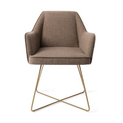 Jesper Home Tome eetkamerstoel Idaho Potato cross gold Jesper Home Tome eetkamerstoel Idaho Potato cross gold