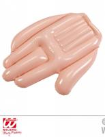 Opblaasbare hand 50cm - thumbnail
