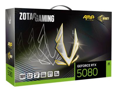 Zotac GAMING GeForce RTX 5080 AMP Extreme INFINITY NVIDIA 16 GB GDDR7 - thumbnail