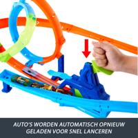 Hot Wheels Stunt Tracks Rapid Launch Cyclone racebaan - thumbnail