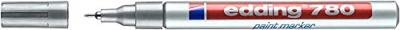 Paintmarker edding 780 oliebasis 0.8mm zilver Paintmarker edding 780 oliebasis 0.8mm zilver