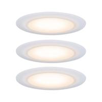 Paulmann LED-inbouwlamp voor badkamer Set van 3 stuks 19.5 W Satijn, Wit - thumbnail