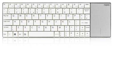 Rapoo E2710 Wireless Multimedia Touchpad Keyboard wit