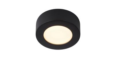 Lucide BRICE-LED - Plafonnière Badkamer - Ø 11,7 cm - LED Dimb. - 1x8W 3000K - IP44 - Zwart Lucide BRICE-LED - Plafonnière Badkamer - Ø 11,7 cm - LED Dimb. - 1x8W 3000K - IP44 - Zwart