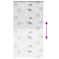 Doucherolgordijn met cassette 130x240 cm stofbreedte 126 cm - thumbnail