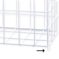 Afvalbak H630xB410xD255ca.mm metaal 60 L ELOS - thumbnail