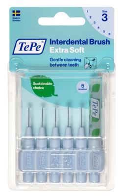 TePe Interdentale Rager Extra Soft Blauw 0,6mm TePe Interdentale Rager Extra Soft Blauw 0,6mm
