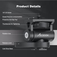 Accsoon Cold shoe adapter AA-01 - thumbnail