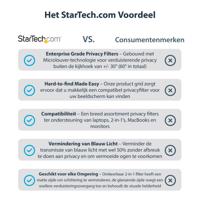Schermbeschermer Startech Filtro de Privacidad para Portátil de 13,3in - Filtro para Monitor para Pantalla Ancha 16:9 - Protecto - thumbnail