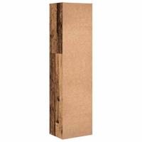 Boekenkast 40x30x152 cm bewerkt hout oud houtkleurig - thumbnail
